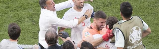 欧洲杯最佳比赛诞生，莫拉塔拯救西班牙